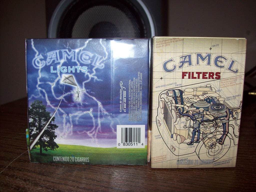Cajetillas de cigarros Camel (mi colección) Actualizada Cajetillas de cigarros Camel (mi colección) Actualizada