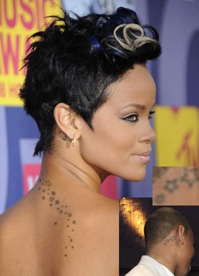 rihanna tattoos arabic. rihanna sanskrit tattoo.