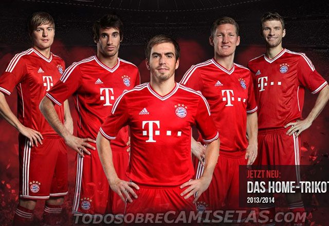 Camisetas Bayern Munich 2013-2014