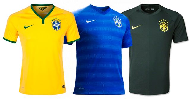 Las Camisetas de la Copa Mundial Brasil 2014