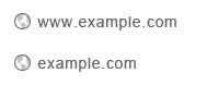 דוגמאות לכתובות URL עם WWW ובלי WWW