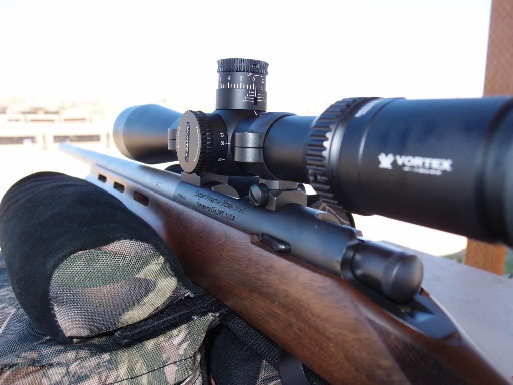 Vortex Viper HSLR 416x44 makes a fantastic Rimfire scope Rimfire