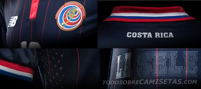 Tercera camiseta New Balance de Costa Rica 2015/16