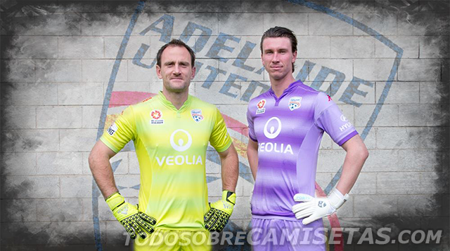 Adelaide United FC Kappa 15/16 goalkeeper kits