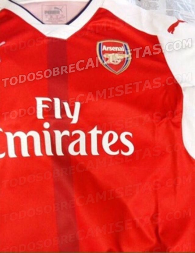 Arsenal 16 17 Home Kit leaked