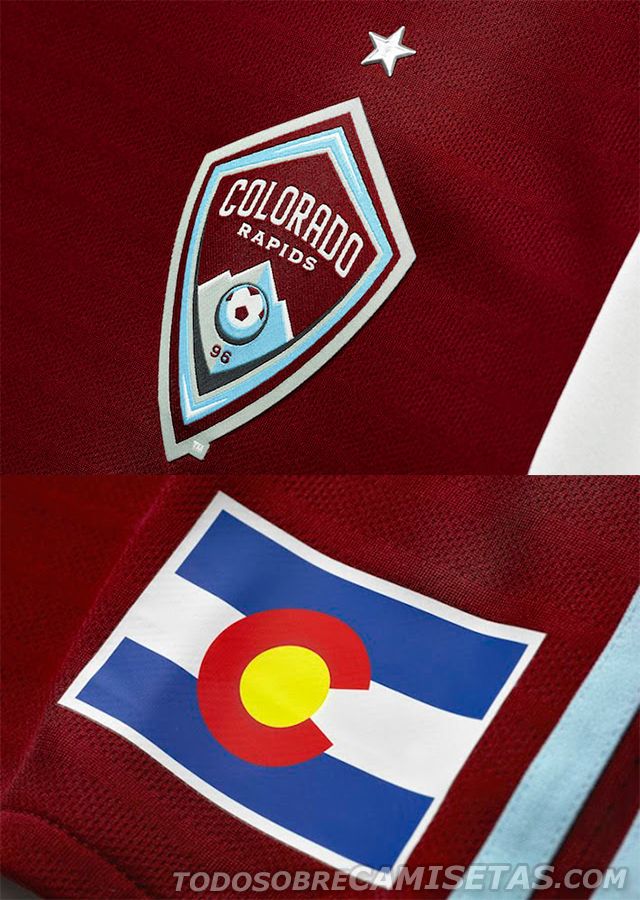 Colorado Rapids adidas 2016 Home Kit
