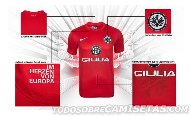 Eintracht Frankfurt Nike Giulia Kit