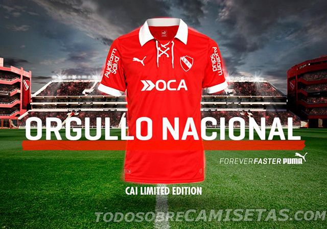Camiseta retro de Independiente Puma 2015