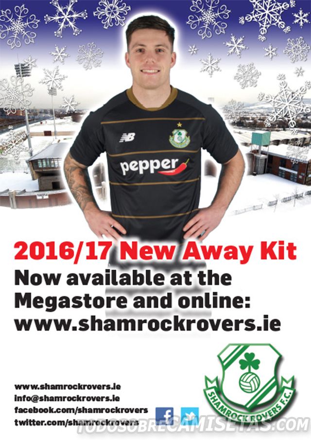 Shamrock Rovers FC 16/17 Away Kit