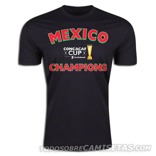 Camisetas Mexico campeón Copa CONCACAF 2015