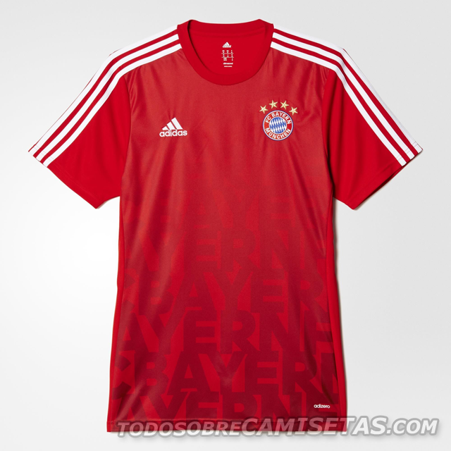 Bayern Pre-Match Shirts 15/16