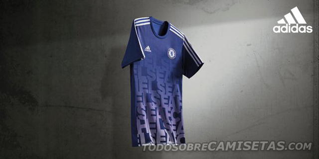 Chelsea Adidas Pre-Match Shirts 15/16