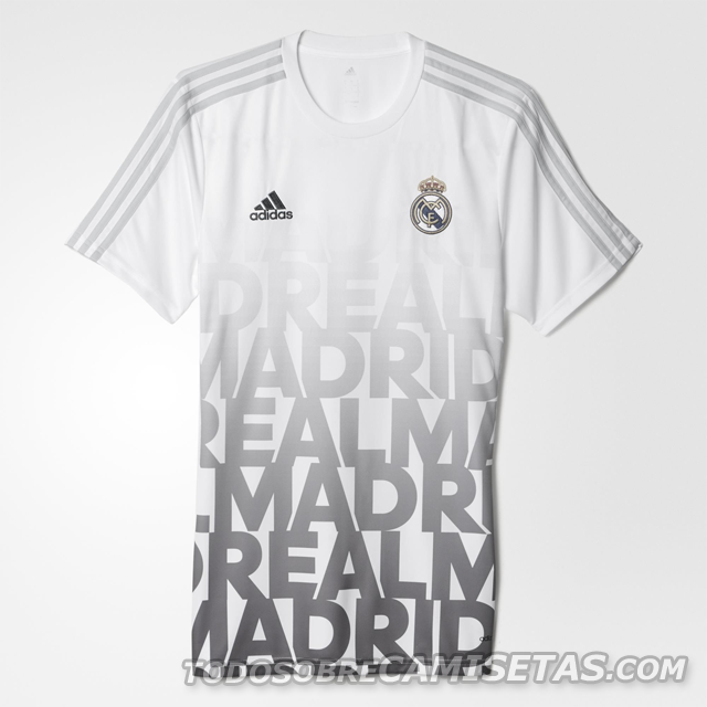 Real Madrid Pre-Match Shirts 15/16