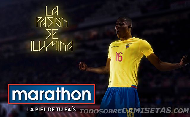 Camisetas de Ecuador Marathon 2015