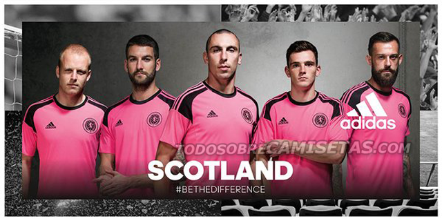 Scotland 2016 Home and Away Kit by Adidas