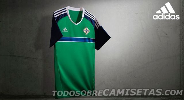 Northern Ireland Euro 2016 Home Kit by Adidas