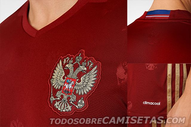 Russia Euro 2016 Home Kit