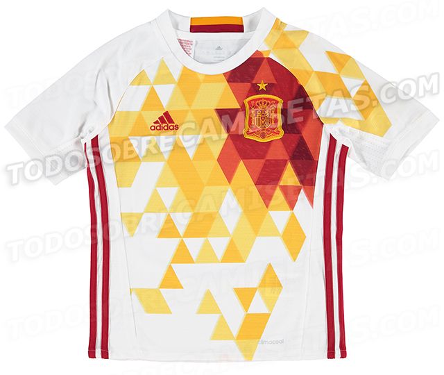 Camiseta Suplente España Euro 2016