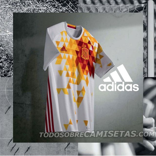 Camiseta Suplente de España Euro 2016