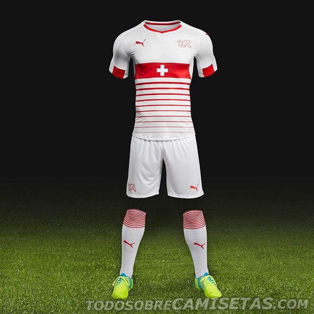 Switzerland Euro 2016 away kit by Puma