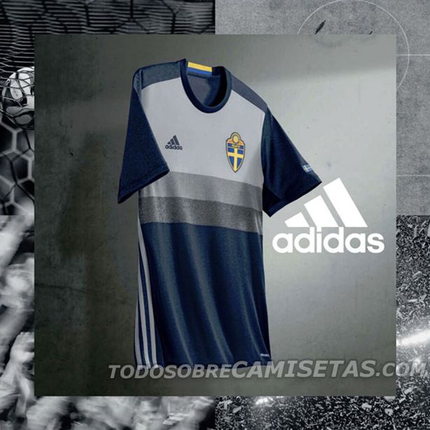Sweden EURO 2016 Away Kit