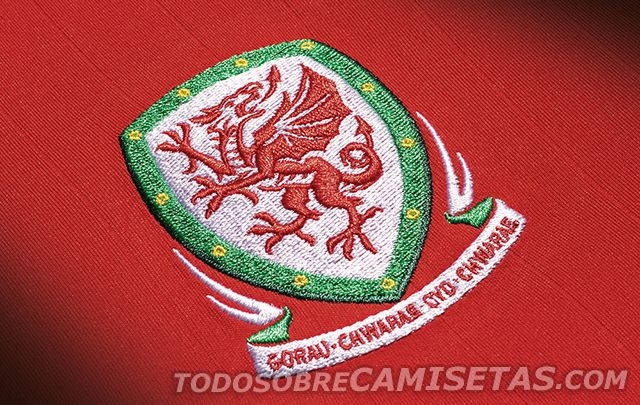 Wales Euro 2016 Home Kit