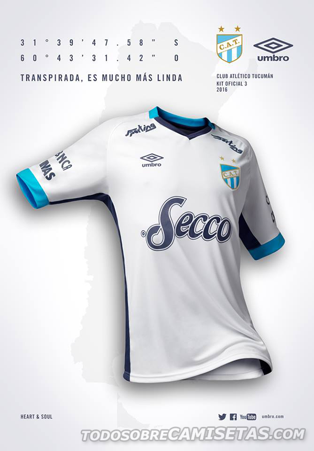 Tercera Camiseta de Atlético Tucumán 2016