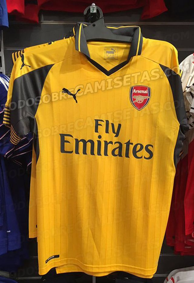Camisetas Puma del Arsenal 2016-17